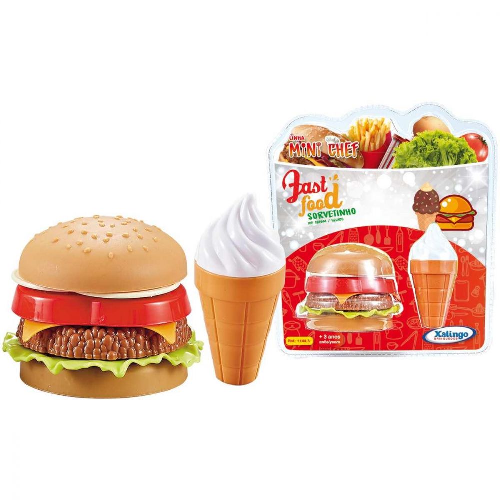 MINI CHEF FAST FOOD SORVETINHO