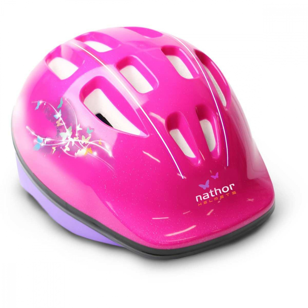 CAPACETE INFANTIL ROSA 