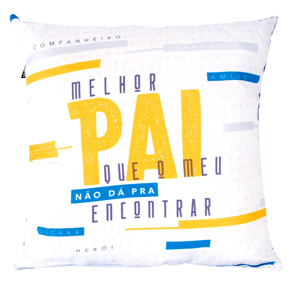 ALMOFADA 40X40 COM FOTO - MELHOR PAI