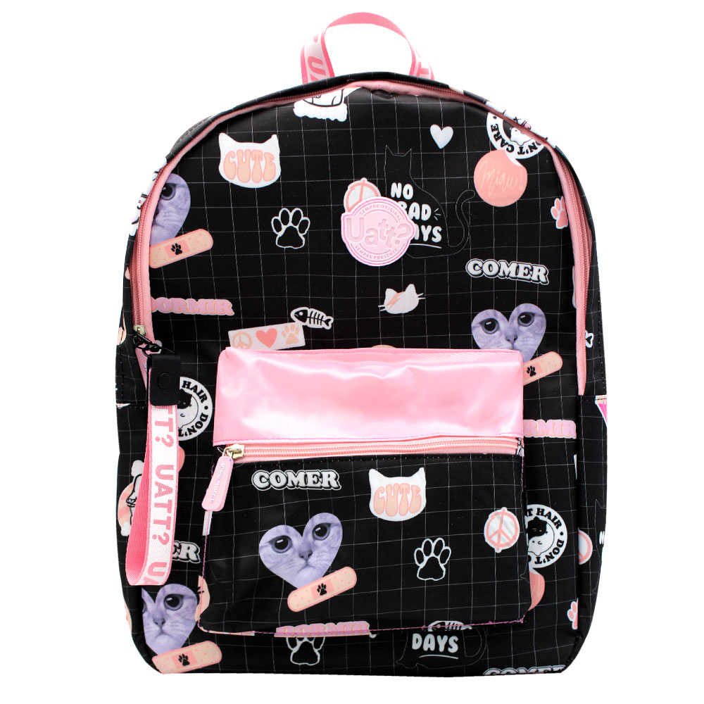 MOCHILA POP PORTA NOTEBOOK - GATINHA