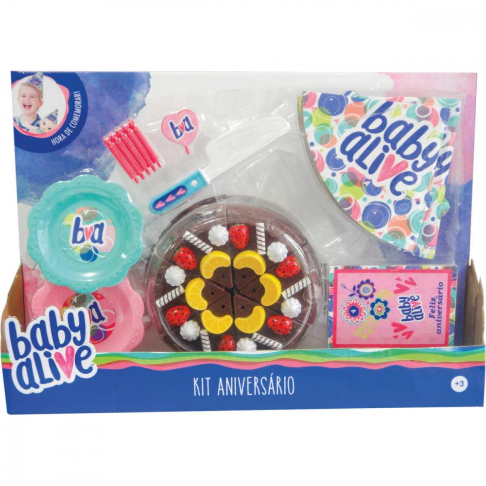 BABY ALIVE KIT ANIVERSÁRIO