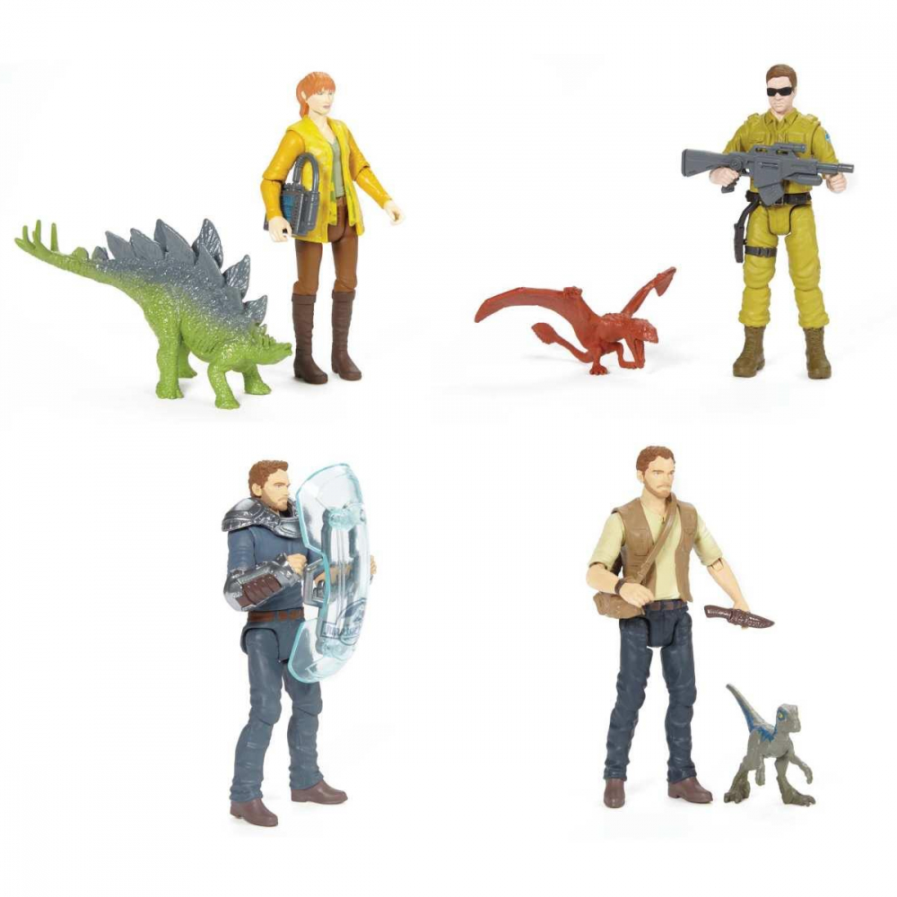 BONECO E PERSONAGEM JURASSIC WORLD FIG BASICA