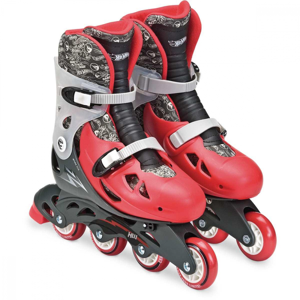 PATINS HOT WHEELS 4 RODAS AJUST 37/40