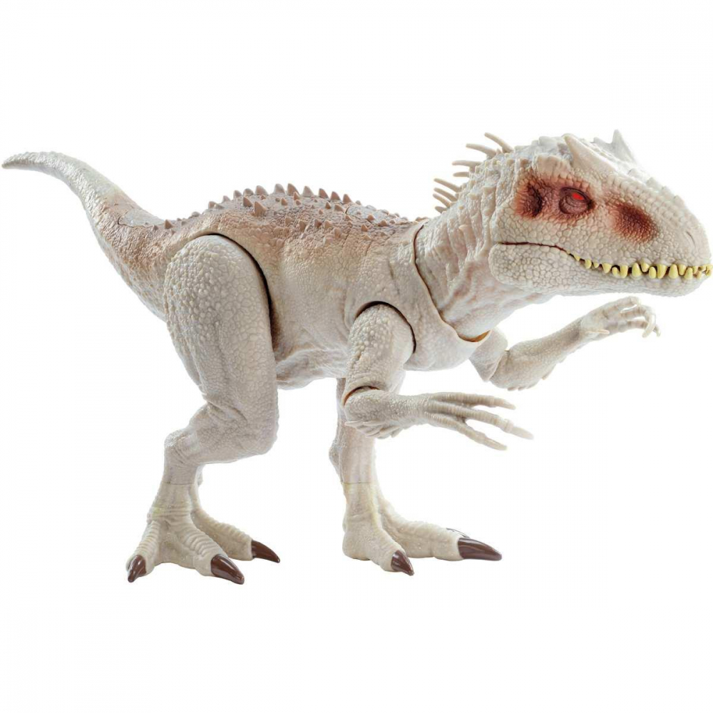 BONECO E PERSONAGEM JURASSIC WORLD INDOMINUS REX