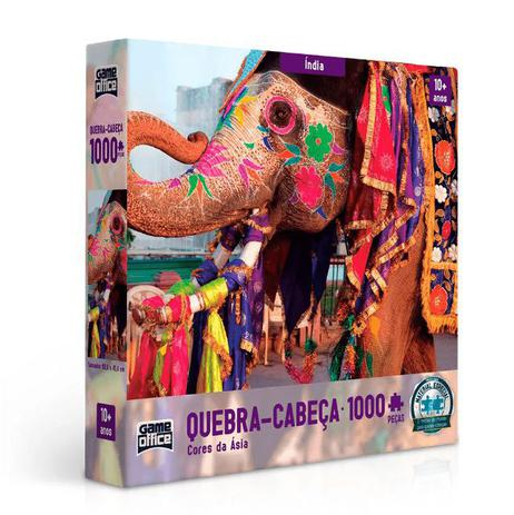 Quebra-cabeça (cartonado) Cores Da Asia 1000pcs