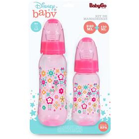 MAMADEIRA MINNIE B.KIT 240+150ML ORT.SIL