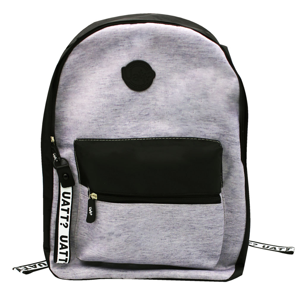 MOCHILA POP PORTA NOTEBOOK - PRETO E CINZA