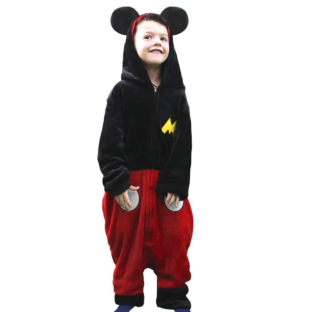 MACACAO KIGURUMI INFANTIL DE 3 A 4 ANOS MICKEY